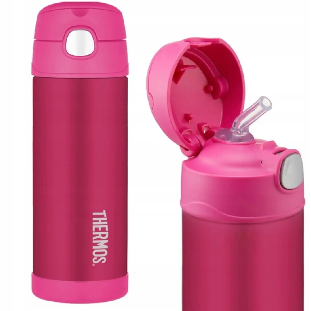 Thermos Kinder Drinkfles met Rietje