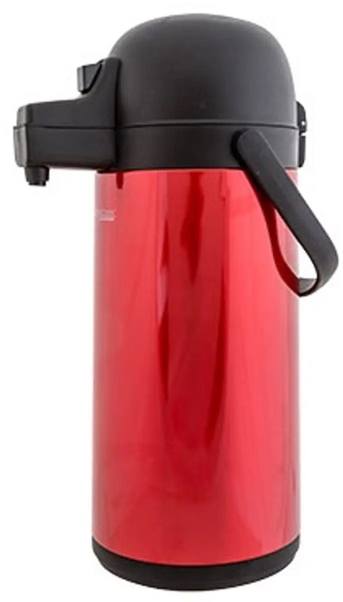 Thermos Thermoskan met Pomp Rood Inox 1.9 liter