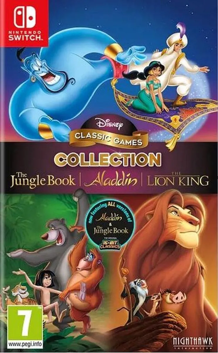 Disney Classic Games Collection The Jungle Book Aladdin Lion King - Switch