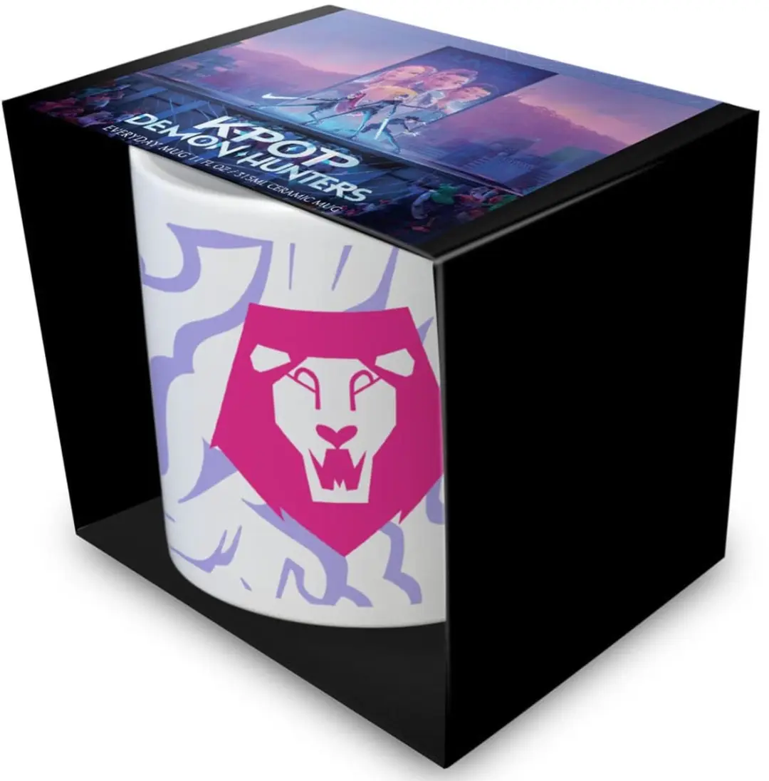 Pyramid K-pop Demon Hunters Saja Boys Logo Kopje - Wit - afbeelding 2 van 4