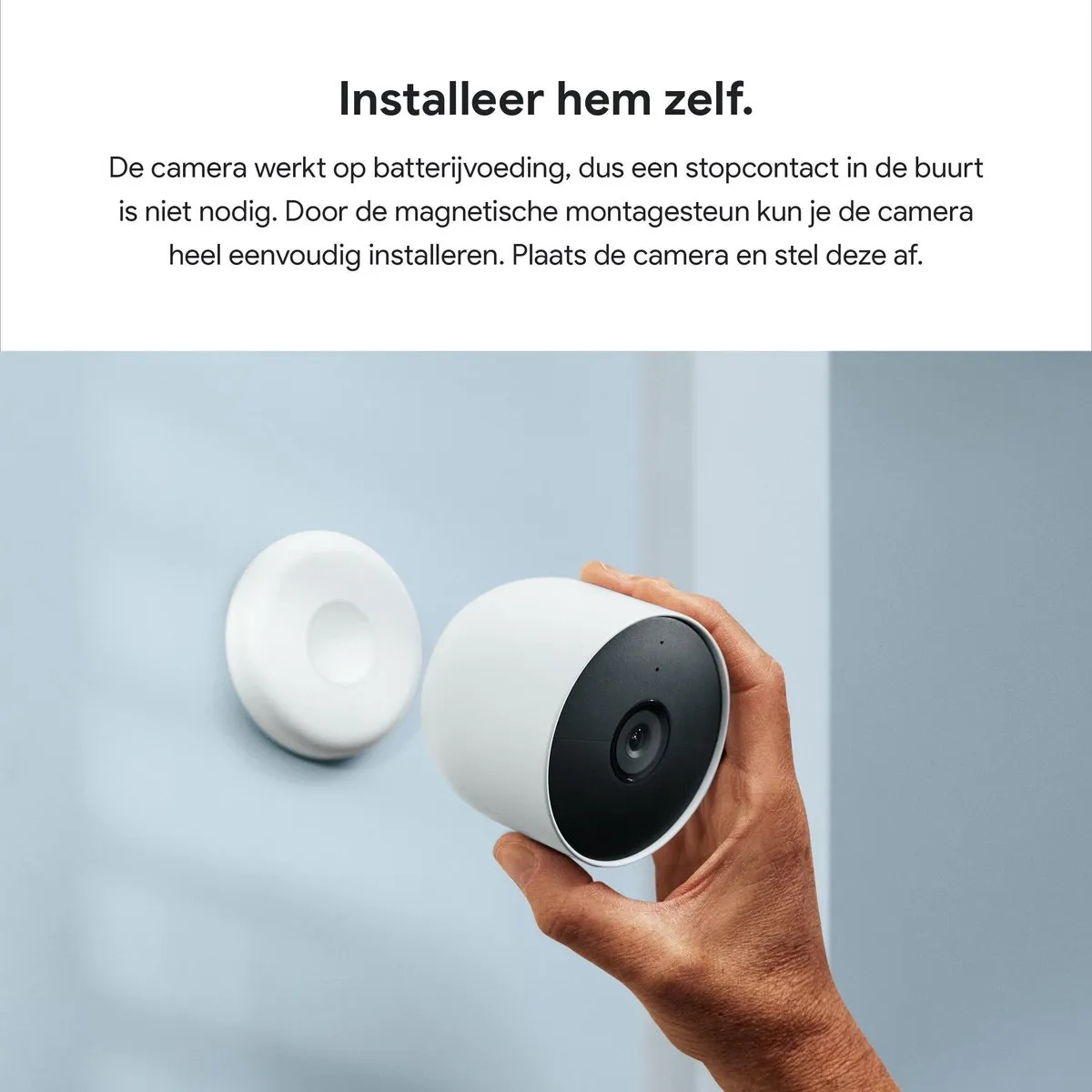 Google Nest Cam GA01317-FR Beveiligingscamera - Batterij Wit - afbeelding 6 van 6