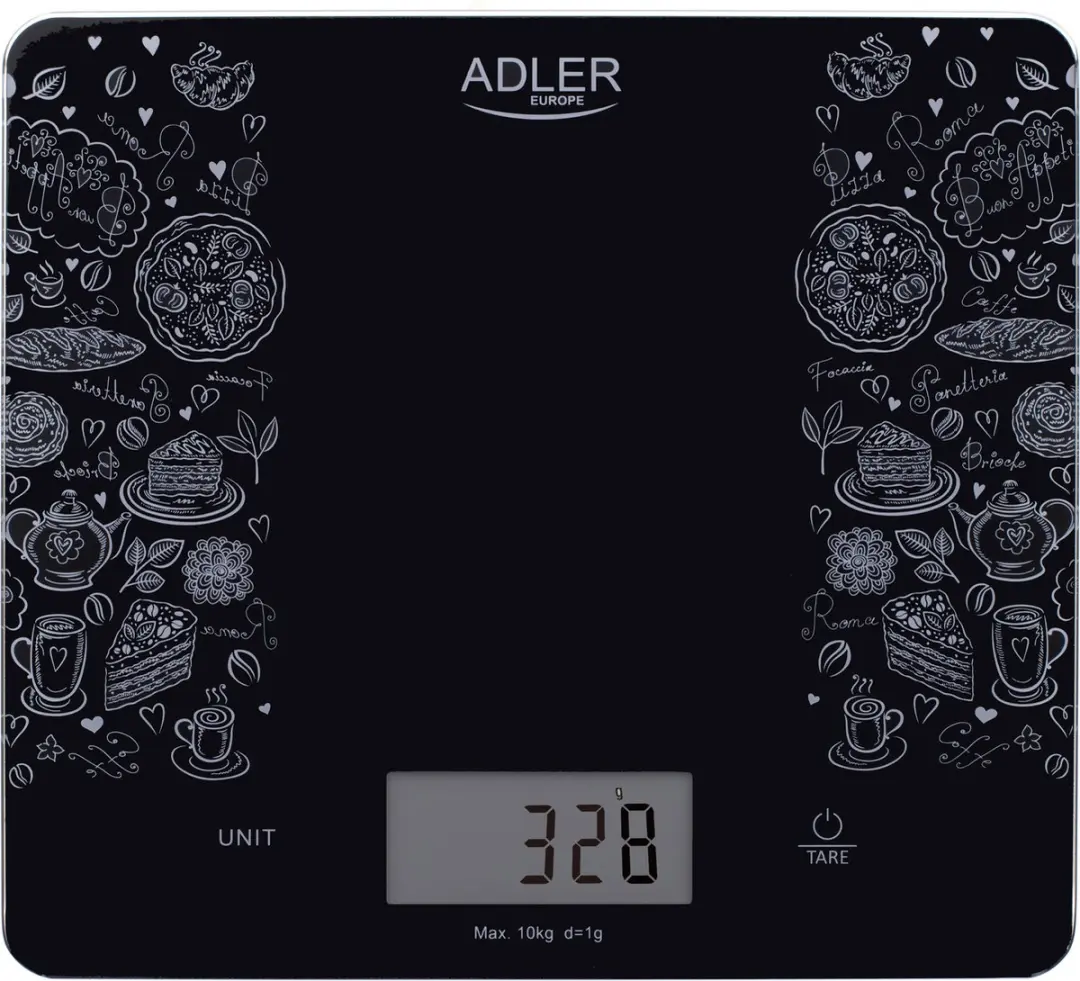 Adler AD 3171 Keukenweegschaal - Zwart - afbeelding 6 van 6