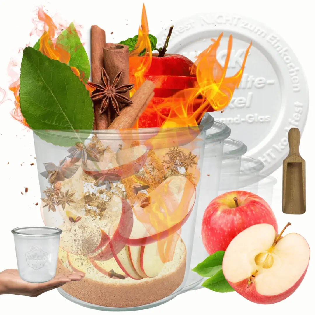 Weck Potten 580ml met Kunststof Deksel & Maatbeker
