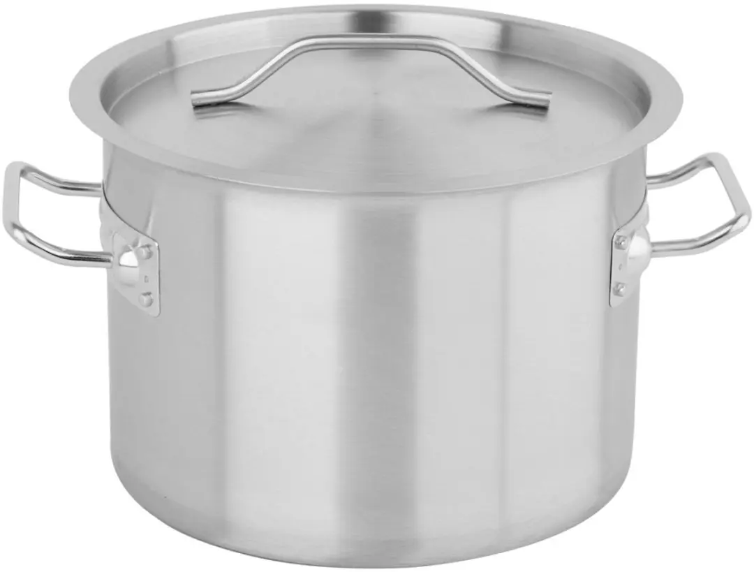 Yato Lage Pan met Deksel 25cm 9L RVS
