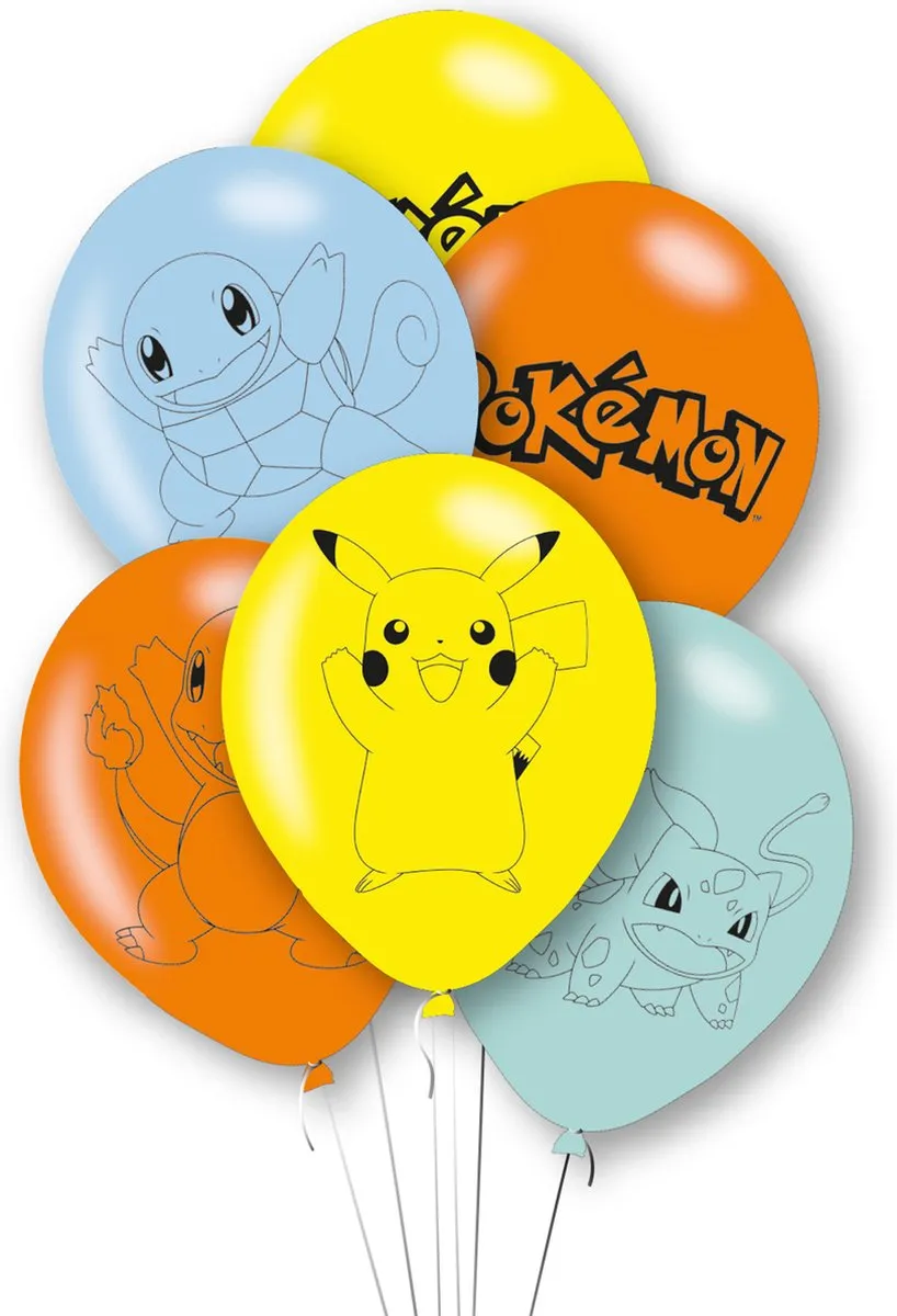 Pokémon Themafeest Ballonnen