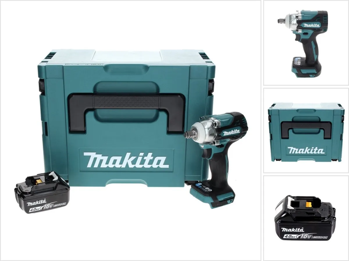 Makita DTW300M1J Accu-slagmoersleutel 18V 330Nm 1/2" borstelloos