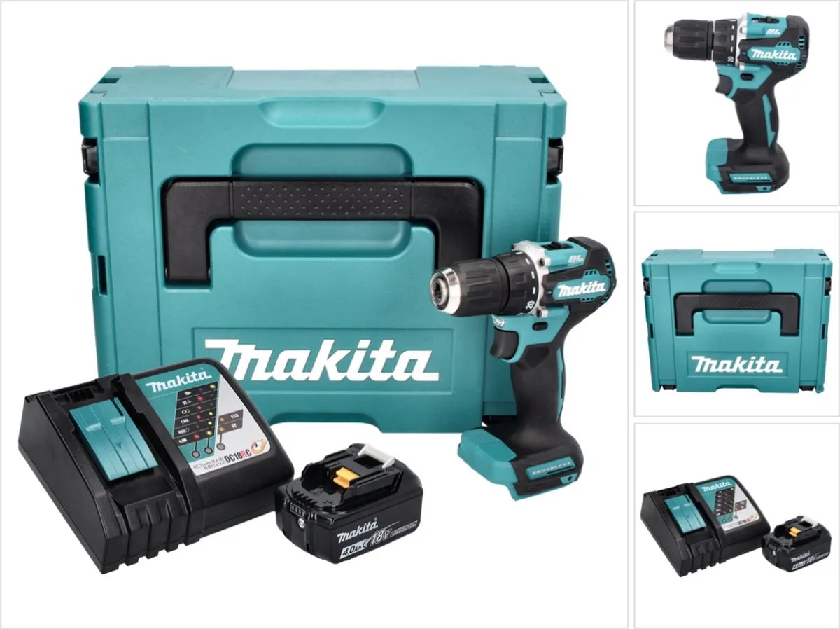 Makita DDF487RM1J Accuboormachine 18V 40Nm Borstelloos