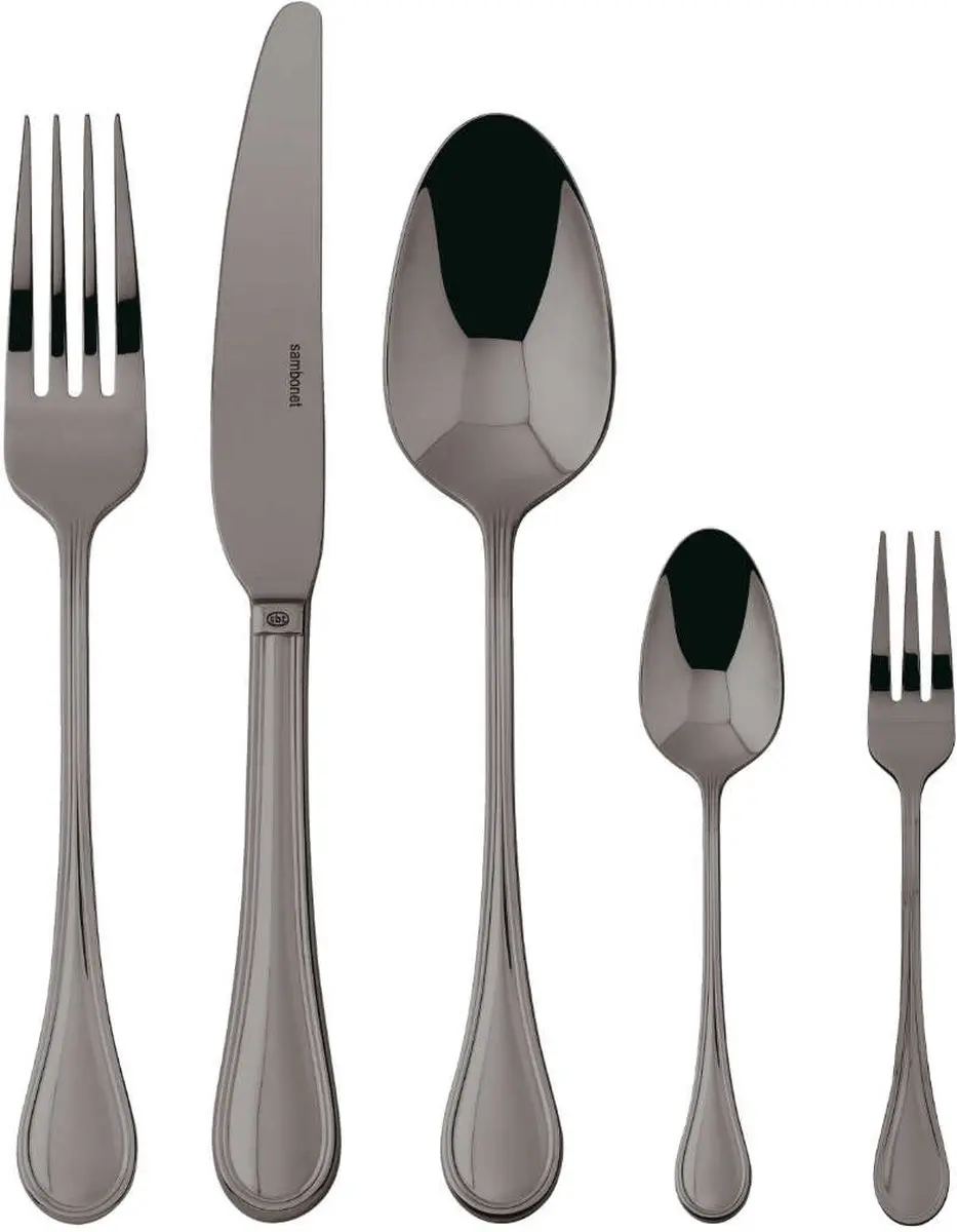Sambonet Royal Edelstahl PVD / 2Black Bestekset 60-delig