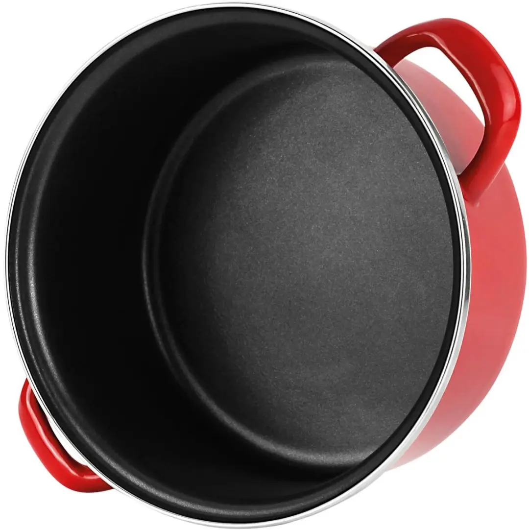 Fagor Optimax Kookpot Rood Geëmailleerd - Ø24 x 13cm - afbeelding 2 van 3