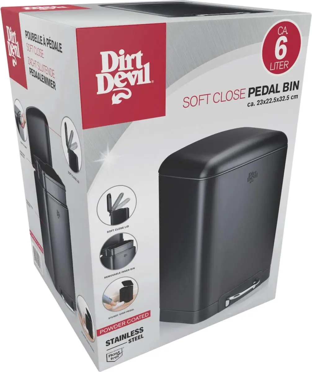 Dirt Devil Pedaalemmer 3L - Zwart - afbeelding 2 van 6