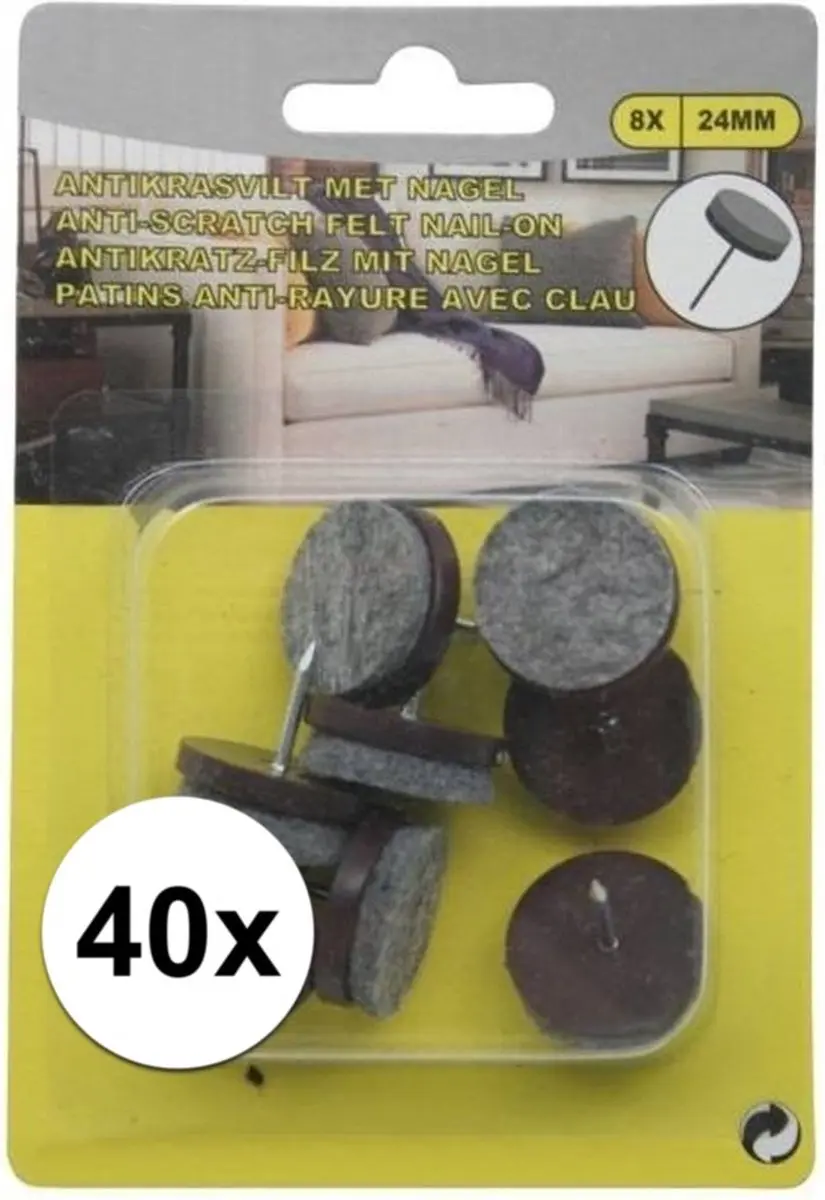5x Antikras meubelvilt
