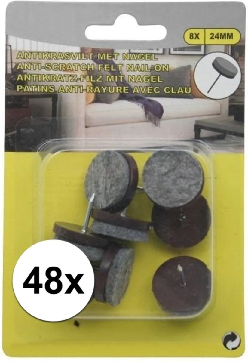 6x Antikras meubelvilt
