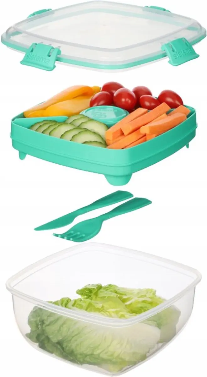 Sistema Saladebox met Bestek - 1,1L - afbeelding 3 van 5