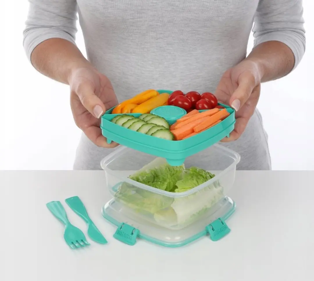 Sistema Saladebox met Bestek - 1,1L - afbeelding 2 van 5