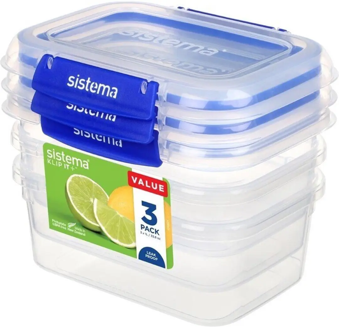 Sistema Klip It Plus Voorraaddozen 1L