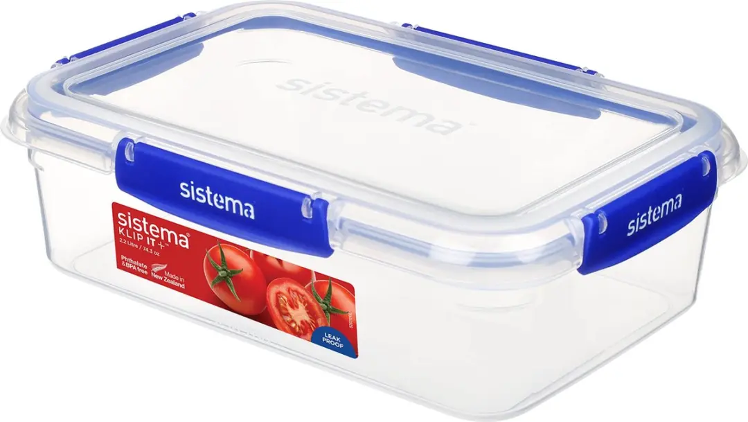 Sistema Klip It Plus Voedselbewaardoos - 2,2L - Blauw - afbeelding 5 van 6