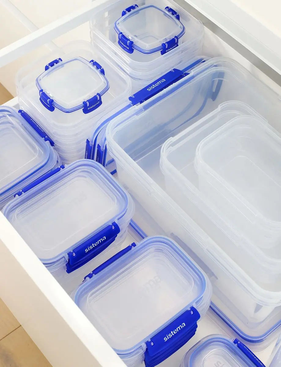 Sistema Klip It Plus Voedselbewaardoos - 2,2L - Blauw - afbeelding 3 van 6