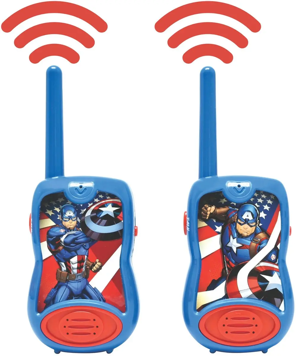 Lexibook Avengers TW12AV Walkietalkie - Blauw - afbeelding 5 van 6