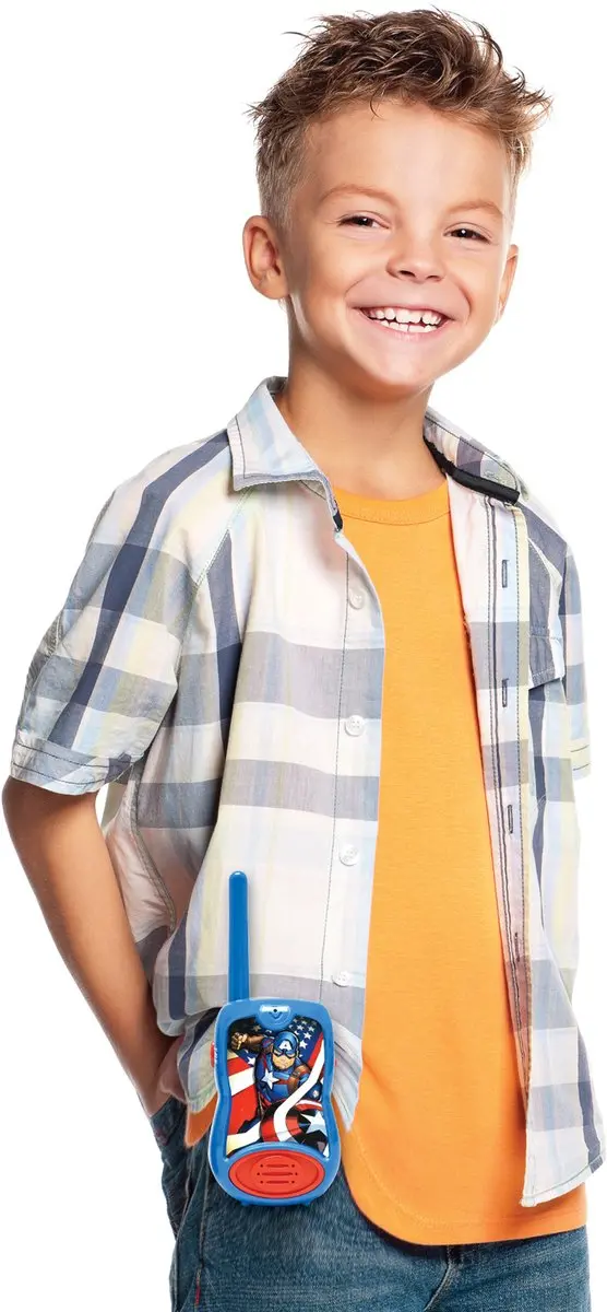 Lexibook Avengers TW12AV Walkietalkie - Blauw - afbeelding 3 van 6