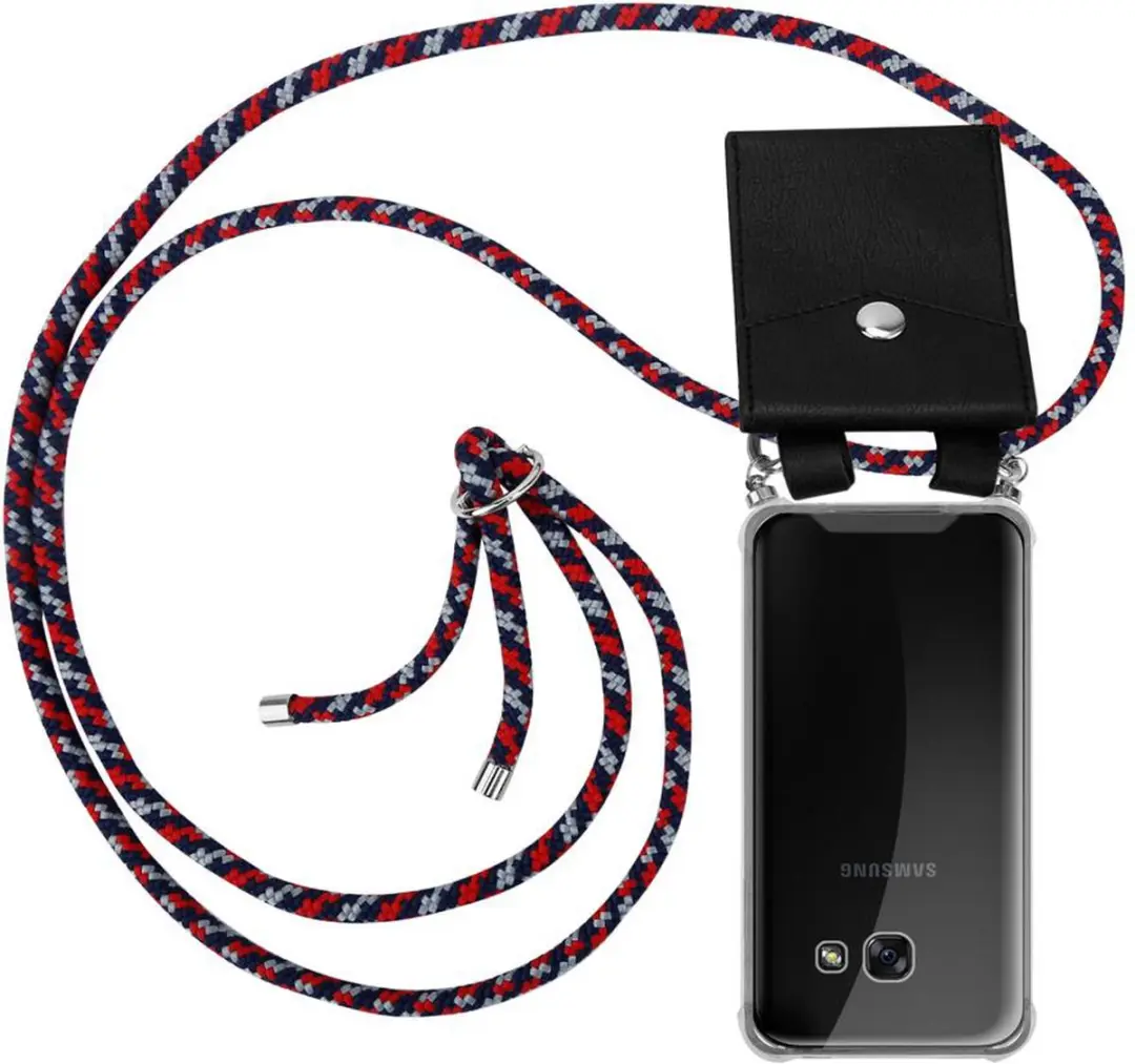 Cadorabo Hoesje geschikt voor Samsung Galaxy A5 2017 in ROOD BLAUW WIT