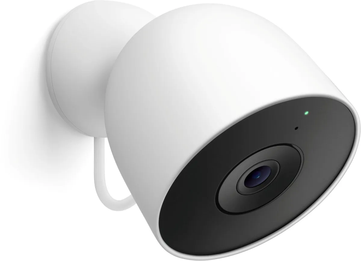 Google Nest Cam Outdoor - Beveiligingscamera - Wired - 2nd Gen - Snow