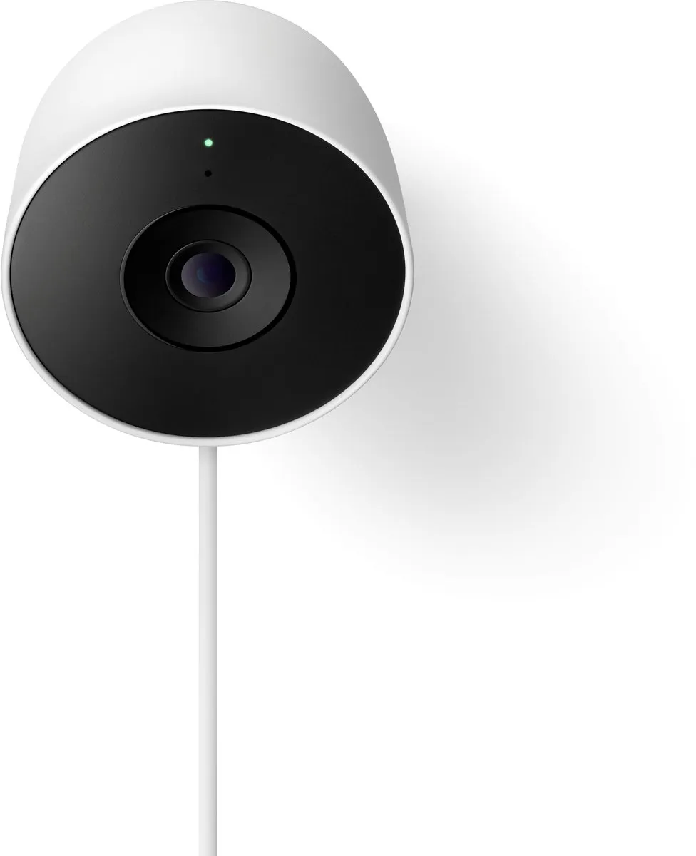Google Nest Cam Outdoor - Beveiligingscamera - Wired - 2nd Gen - Snow