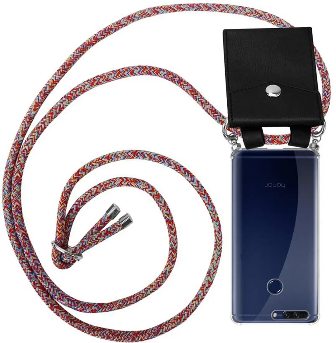 Cadorabo Hoesje geschikt voor Honor 8 PRO in KLEURRIJKE PAPEGAAI