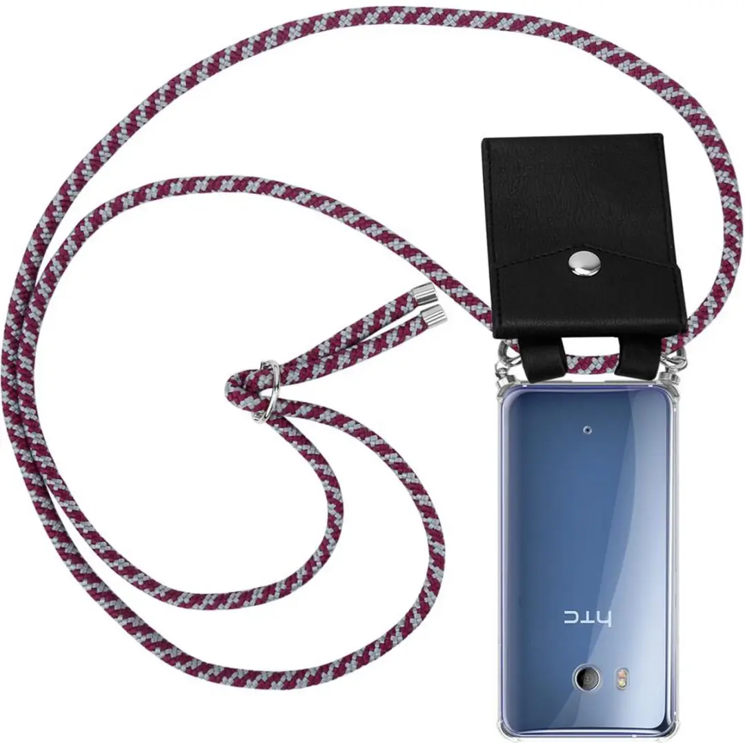 Cadorabo Hoesje geschikt voor HTC OCEAN / U11 in ROOD WIT
