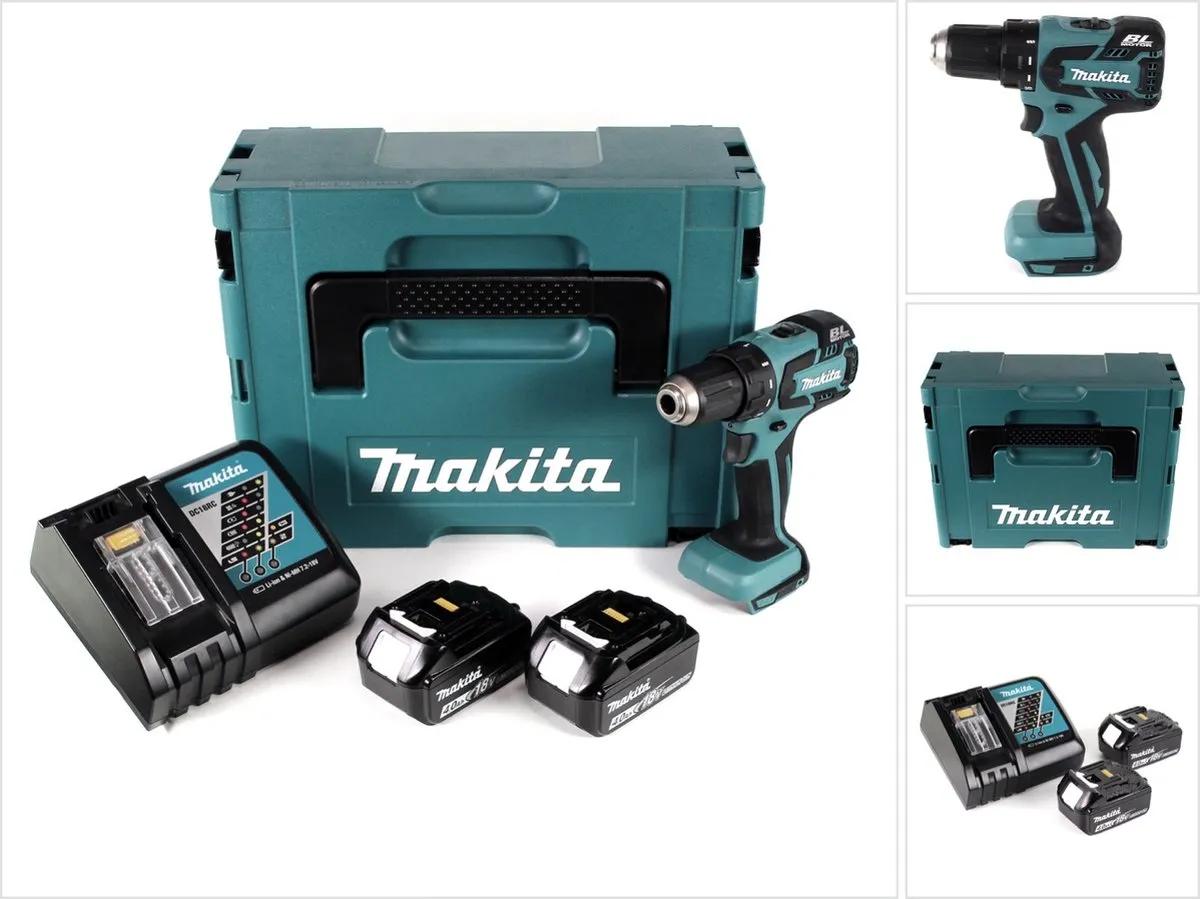 Makita DDF459RMJ Accuschroevendraaier 18V - 2x 4000mAh