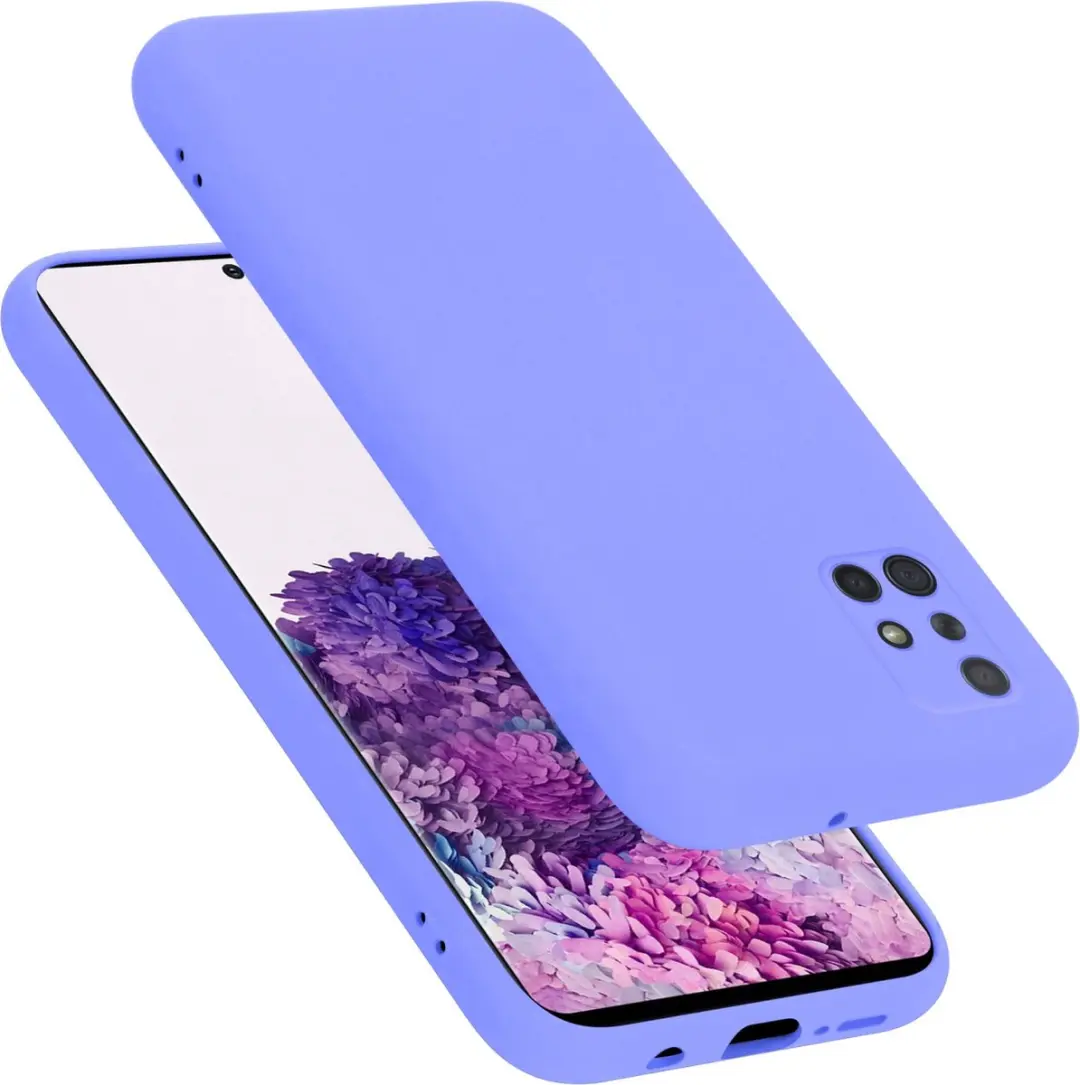 Cadorabo Hoesje geschikt voor Samsung Galaxy A71 4G in LIQUID LICHT PAARS