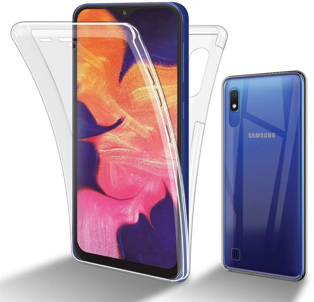 Cadorabo Hoesje geschikt voor Samsung Galaxy A10 / M10 in TRANSPARANT