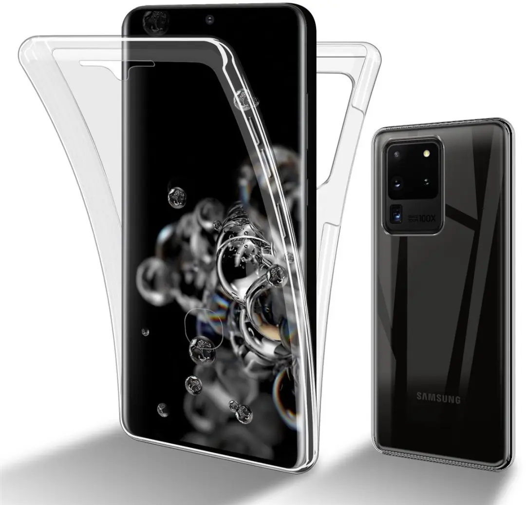 Cadorabo Hoesje geschikt voor Samsung Galaxy S20 ULTRA in TRANSPARANT