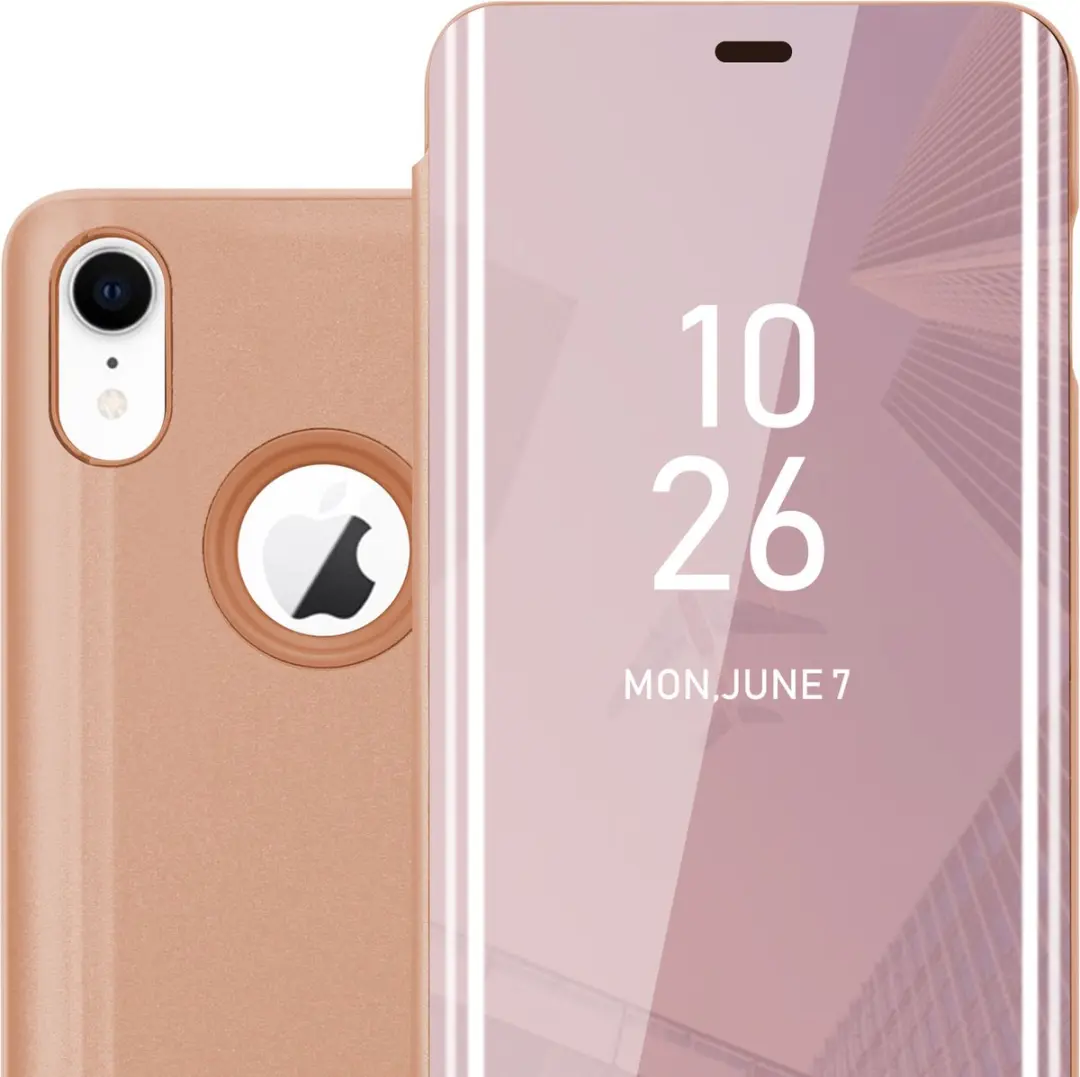 Cadorabo Hoesje geschikt voor Apple iPhone XR in KUNZIET ROZE
