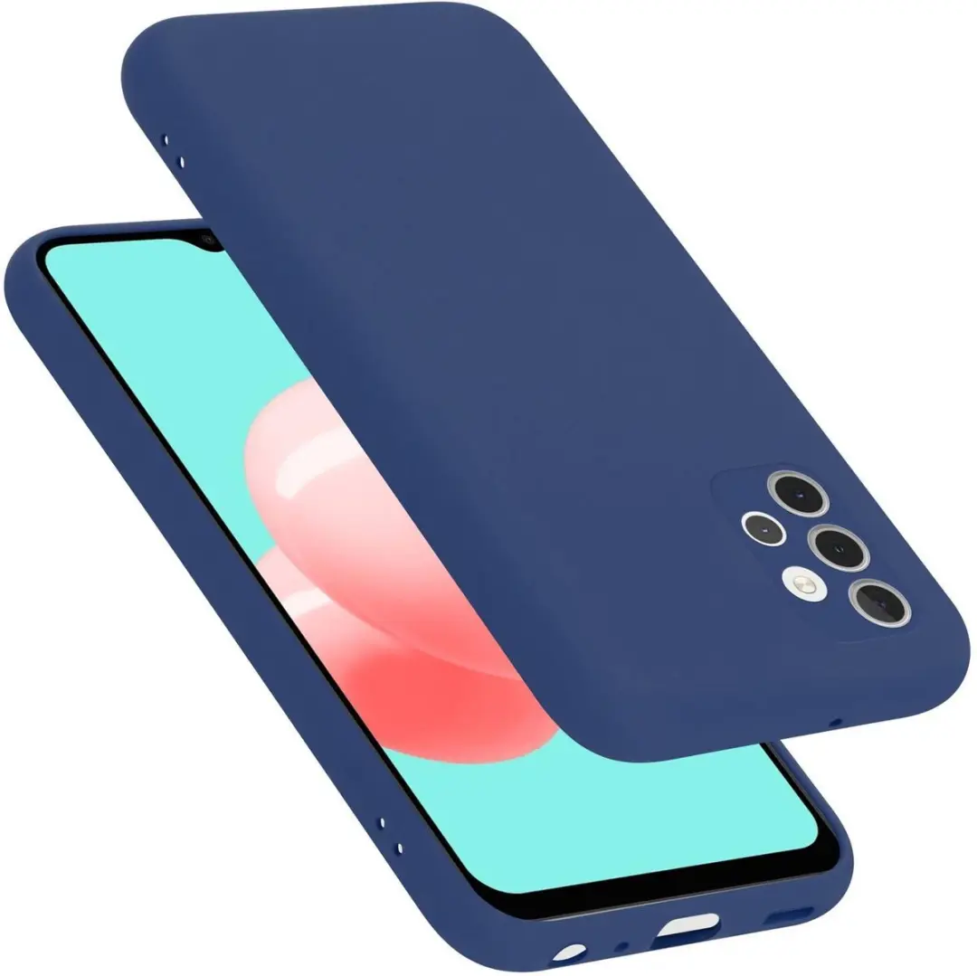 Cadorabo Hoesje geschikt voor Samsung Galaxy A32 4G in LIQUID BLAUW