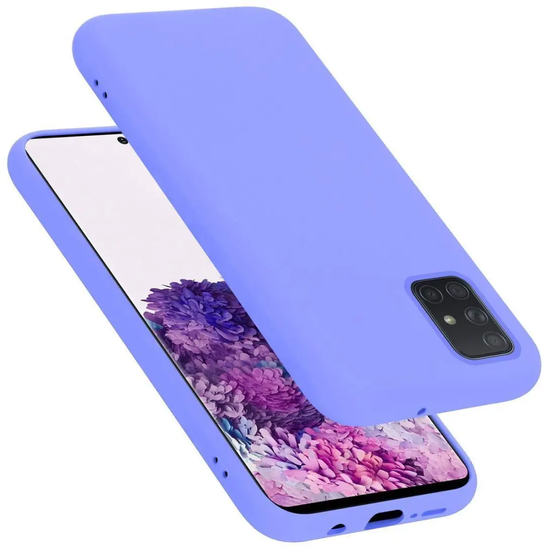 Cadorabo Hoesje geschikt voor Samsung Galaxy A51 5G in LIQUID LICHT PAARS