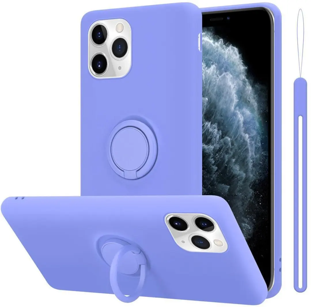 Cadorabo Hoesje geschikt voor Apple iPhone 11 PRO MAX in LIQUID LICHT PAARS