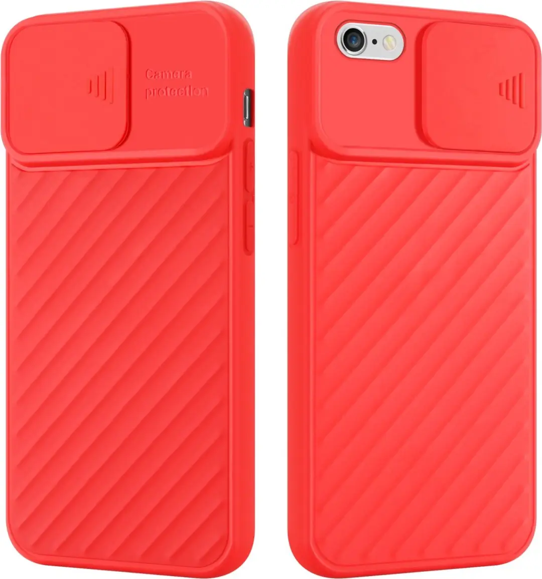 Cadorabo Hoesje geschikt voor Apple iPhone 6 / 6S in MAT ROOD