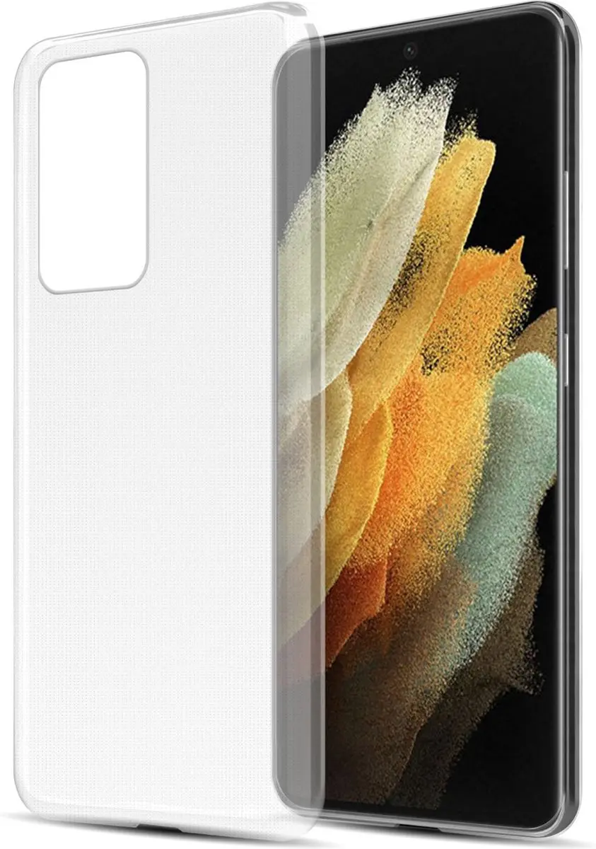 Cadorabo Hoesje geschikt voor Samsung Galaxy S22 ULTRA in VOLLEDIG TRANSPARANT - Beschermhoes gemaakt van flexibel TPU Silicone Case Cover