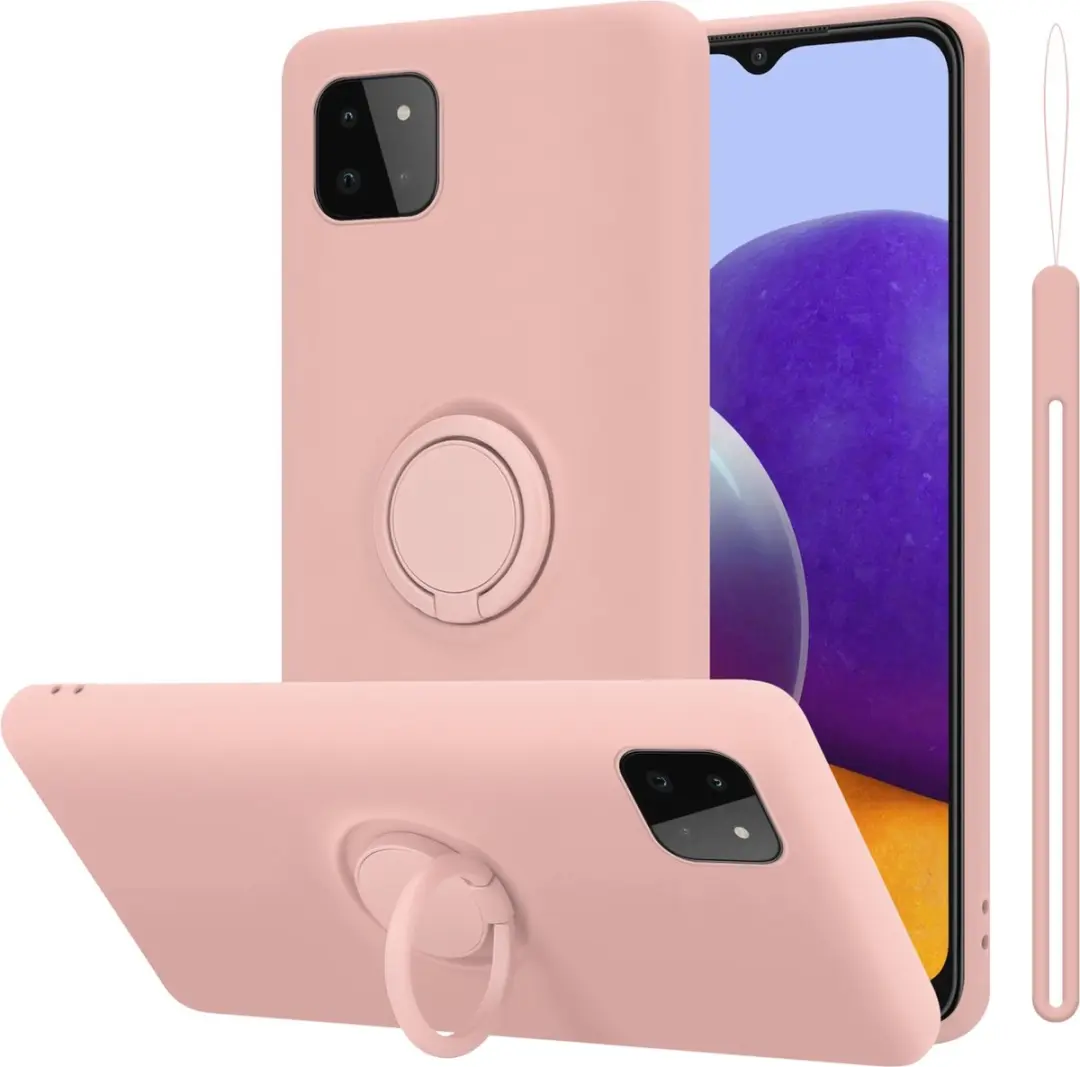 Cadorabo Hoesje geschikt voor Samsung Galaxy A22 5G in LIQUID ROZE