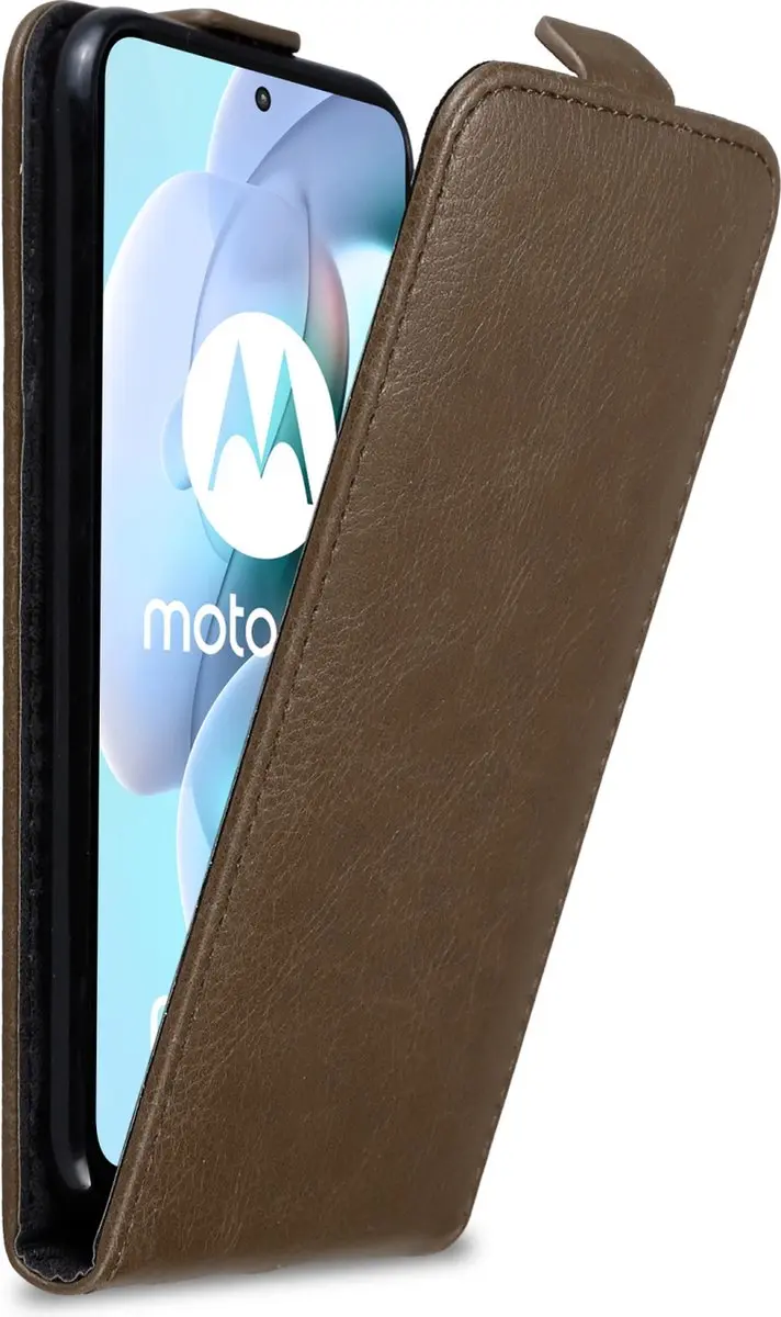 Cadorabo Hoesje geschikt voor Motorola MOTO G31 / G41 in KOFFIE BRUIN