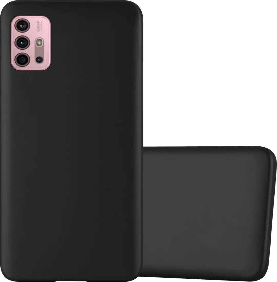 Cadorabo Hoesje geschikt voor Motorola MOTO G10 / G30 in METALLIC ZWART