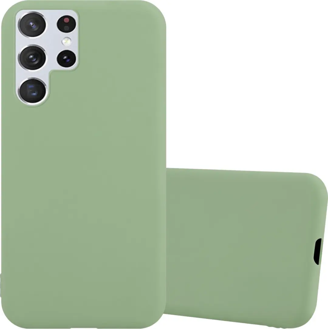 Cadorabo Hoesje geschikt voor Samsung Galaxy S22 ULTRA in CANDY PASTEL GROEN