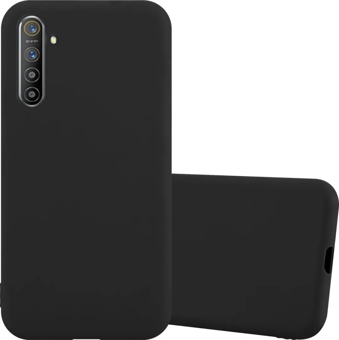 Cadorabo Hoesje geschikt voor Realme X2 / XT / Oppo K5 in CANDY ZWART