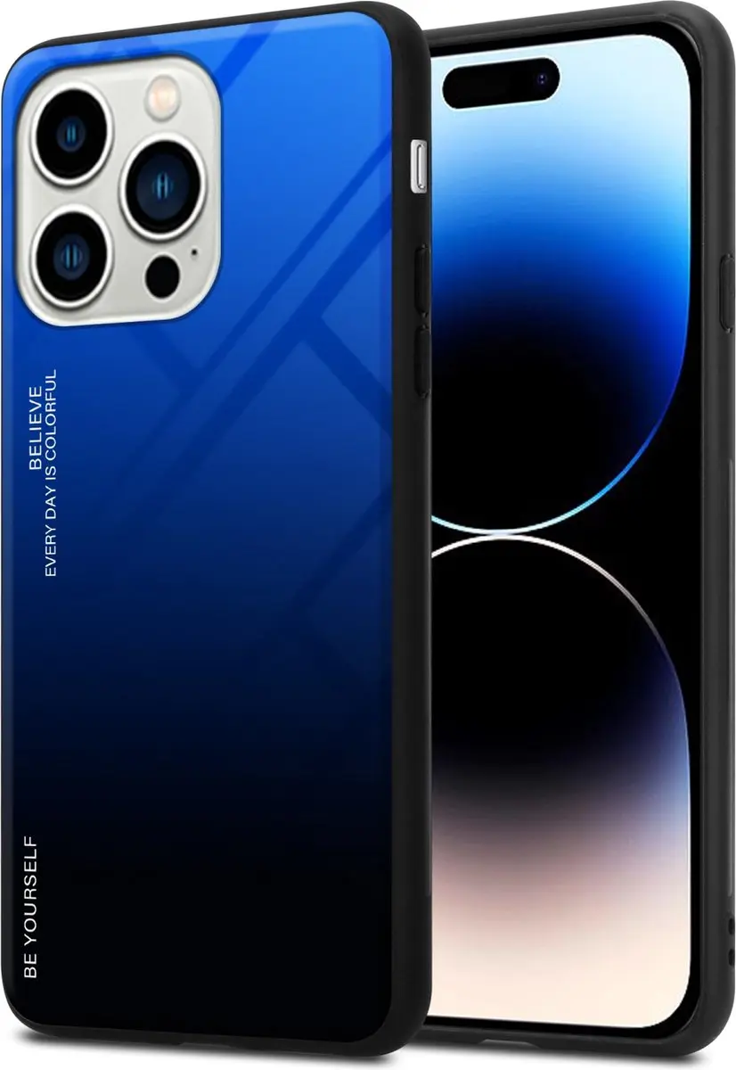 Cadorabo Hoesje geschikt voor Apple iPhone 14 PRO in BLAUW