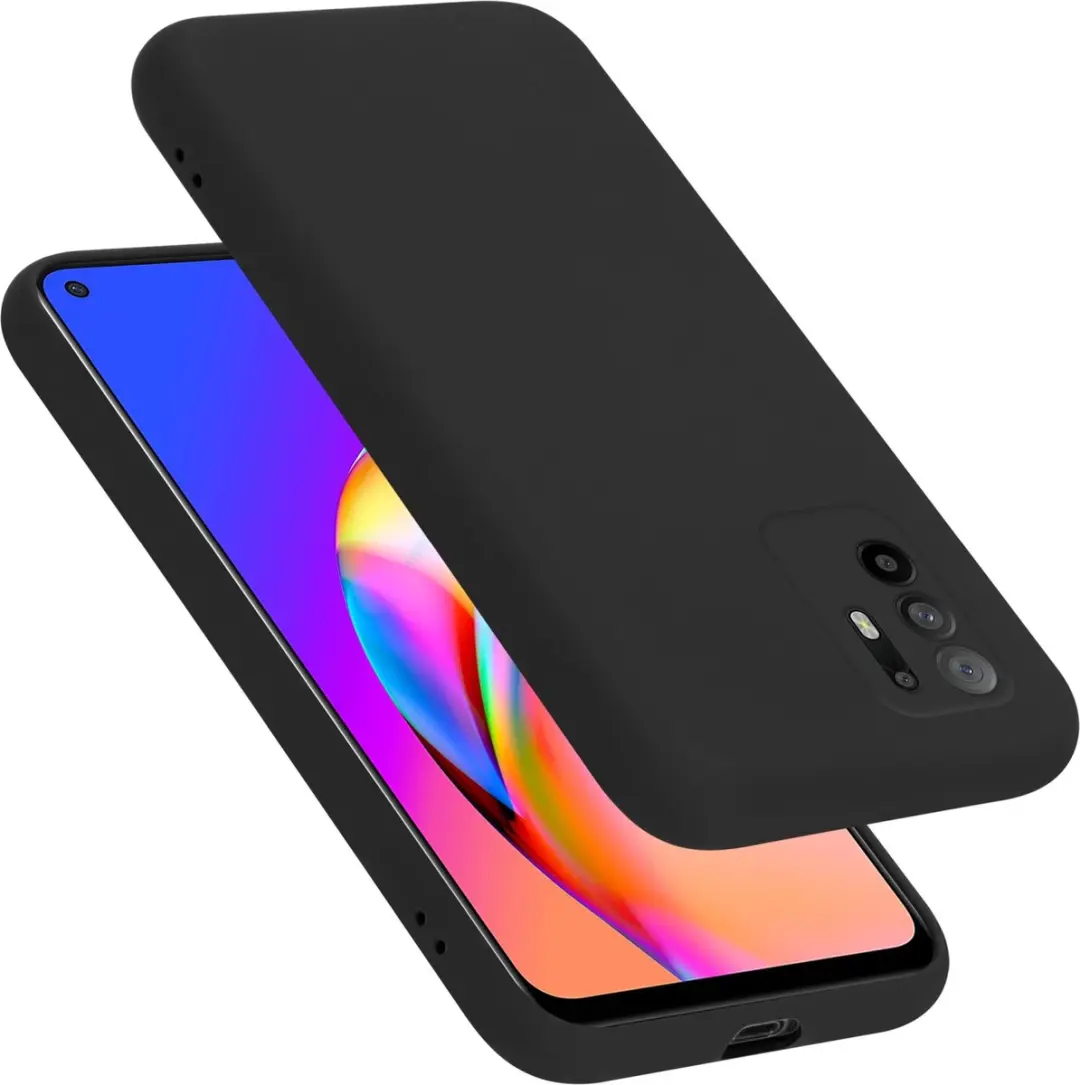 Cadorabo Hoesje geschikt voor Oppo A94 5G in LIQUID ZWART