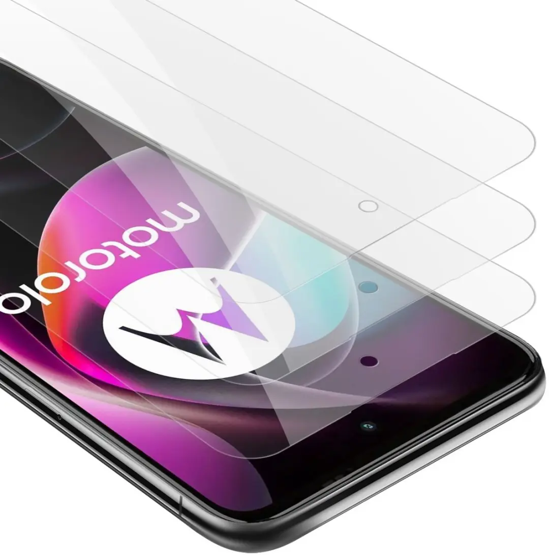 Cadorabo 3x Screenprotector geschikt voor Motorola MOTO G 5G 2022