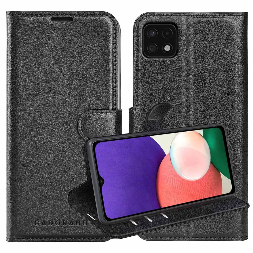 Cadorabo Hoesje geschikt voor Samsung Galaxy A22 5G in PHANTOM ZWART