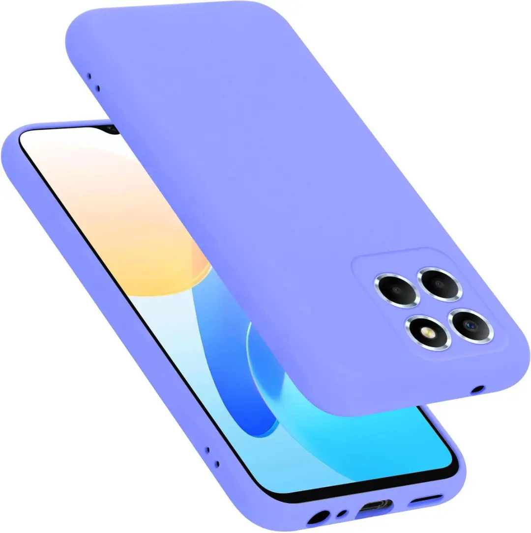 Cadorabo Hoesje geschikt voor Honor X8 5G in LIQUID LICHT PAARS