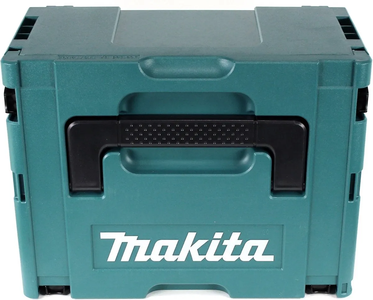 Makita DGA 517 RMJ Accu Haakse Slijper 18V 125mm - Borstelloos - 2x 4.0Ah + Lader + Makpac