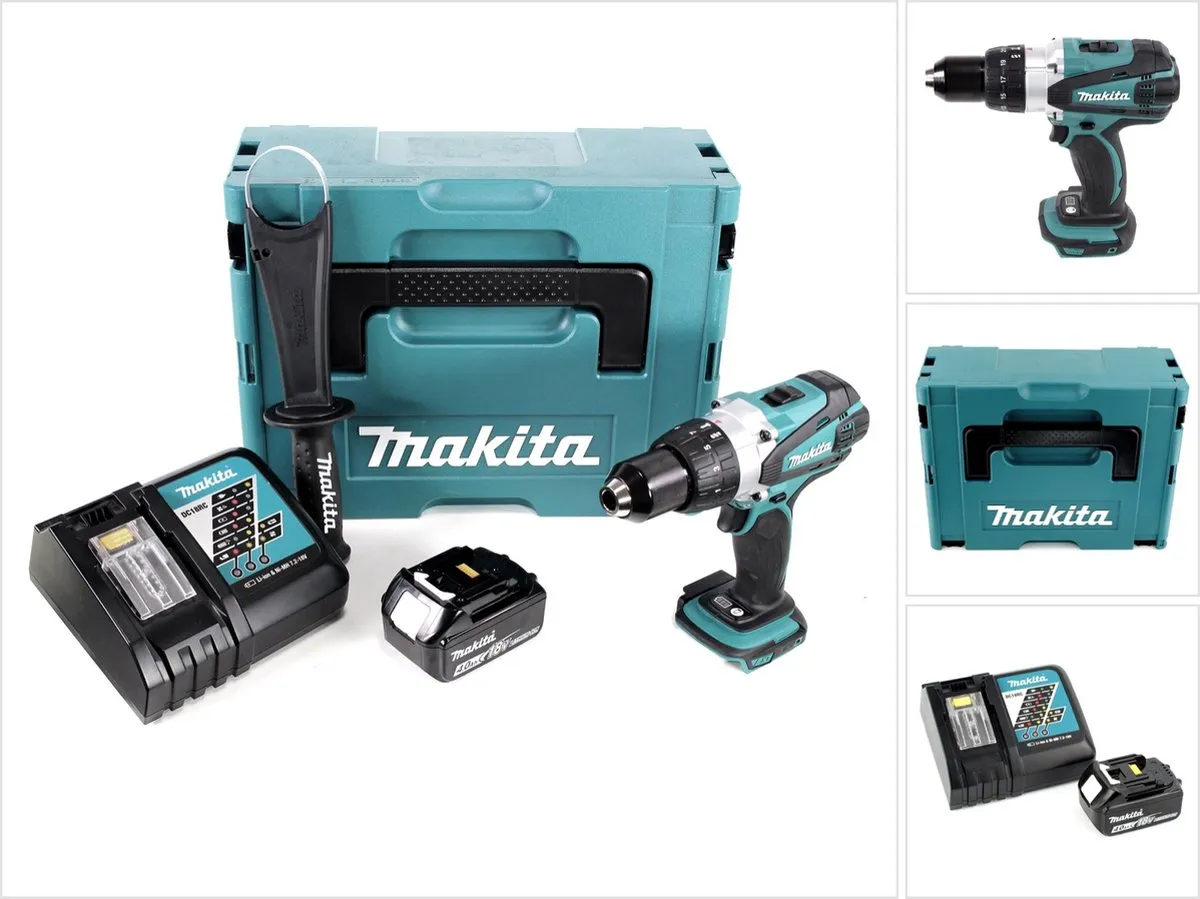 Makita DDF458RM1J Accuboormachine 18V